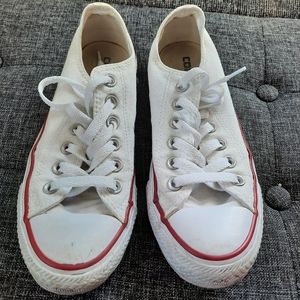 White Converse All Star Women's 6.5
